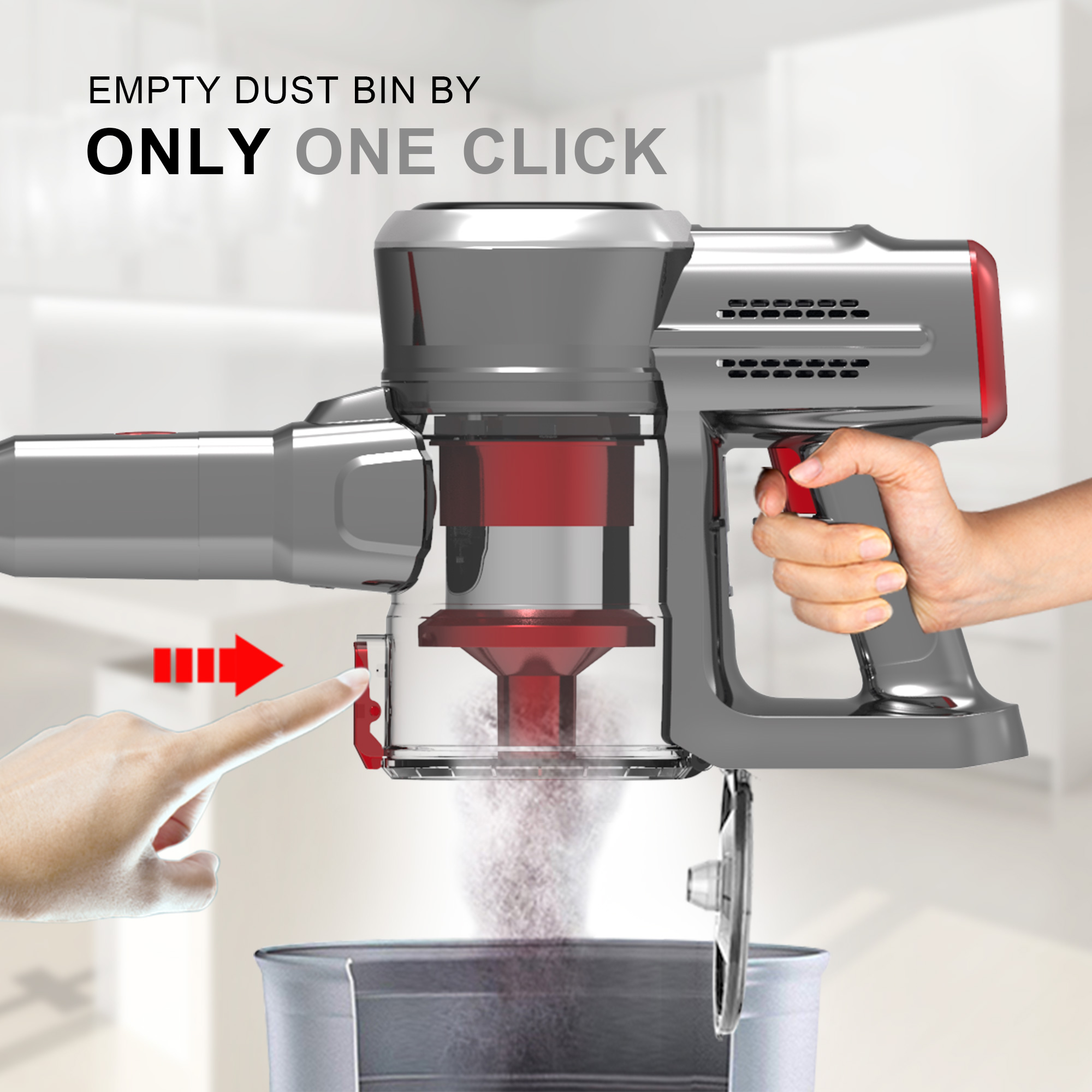 202B Cordless Stick Vacuum Cleaner ODM Stick Vacuum Cleaner Supplier