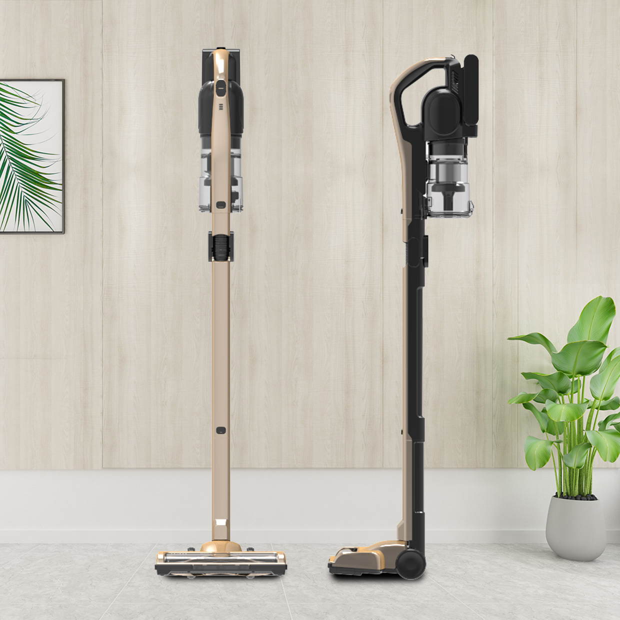 232A Super Lightweight Cordless Vacuum Cleaner with BLDC Motor and Bendable Tube