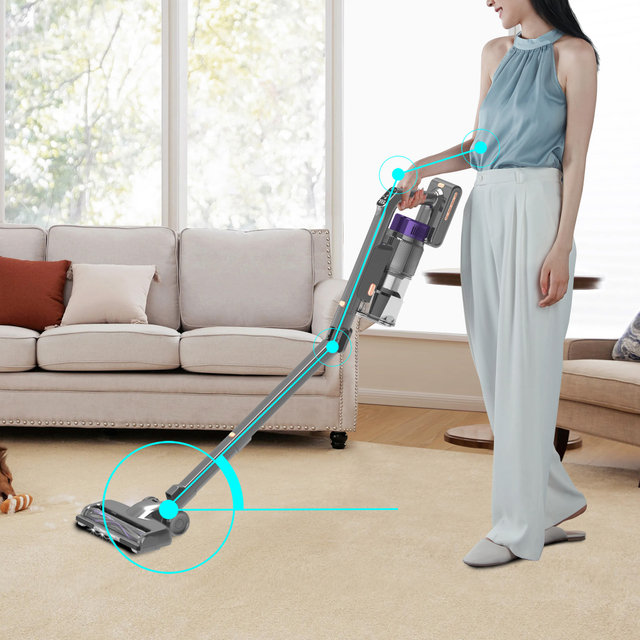 239 Cordless Vacuum Cleaner with Charging Base & LED Display