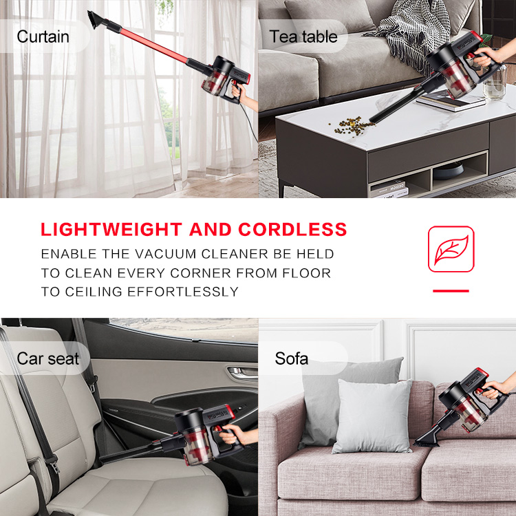 203 High-Power Cordless Stick Vacuum Cleaner (BLDC Motor)