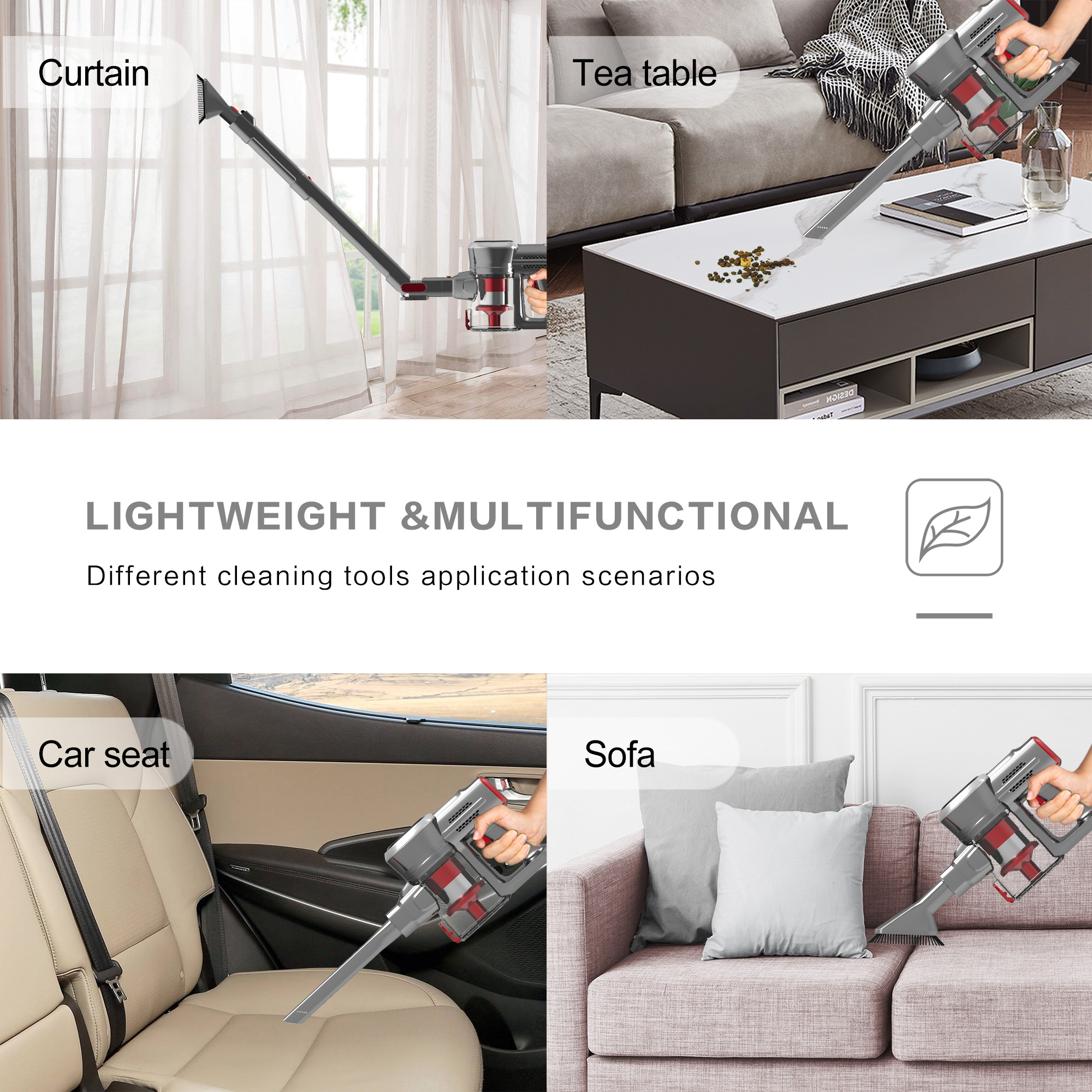 202B Cordless Stick Vacuum Cleaner ODM Stick Vacuum Cleaner Supplier