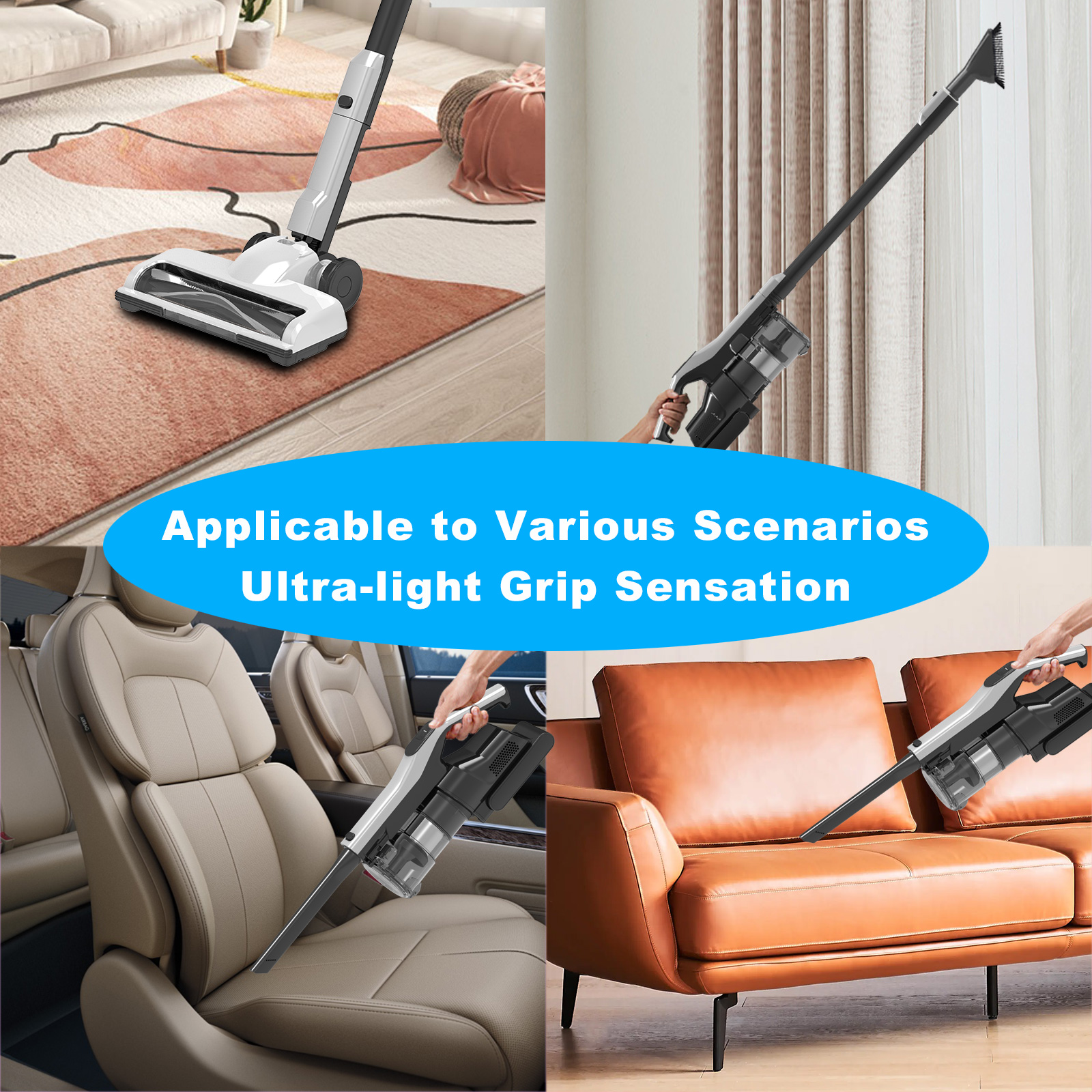 J2S Super Lightweight Cordless Vacuum Cleaner with Auto-empty Station