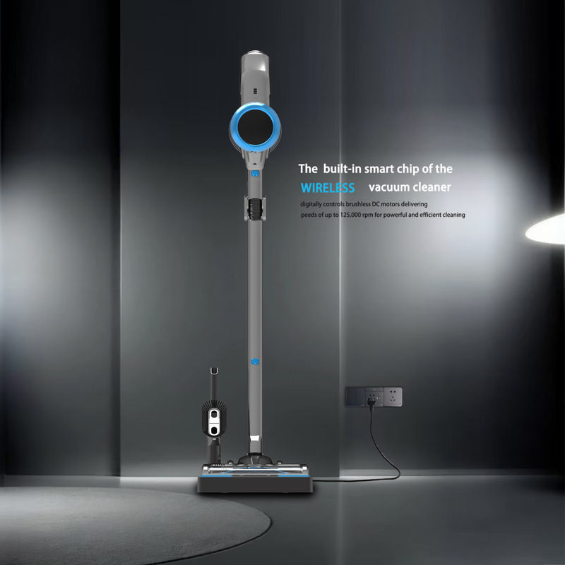 201B Cordless Stick Vacuum Cleaner with 315W BLDC Motor Bendable Tube Anti-Tangle Floor Brush
