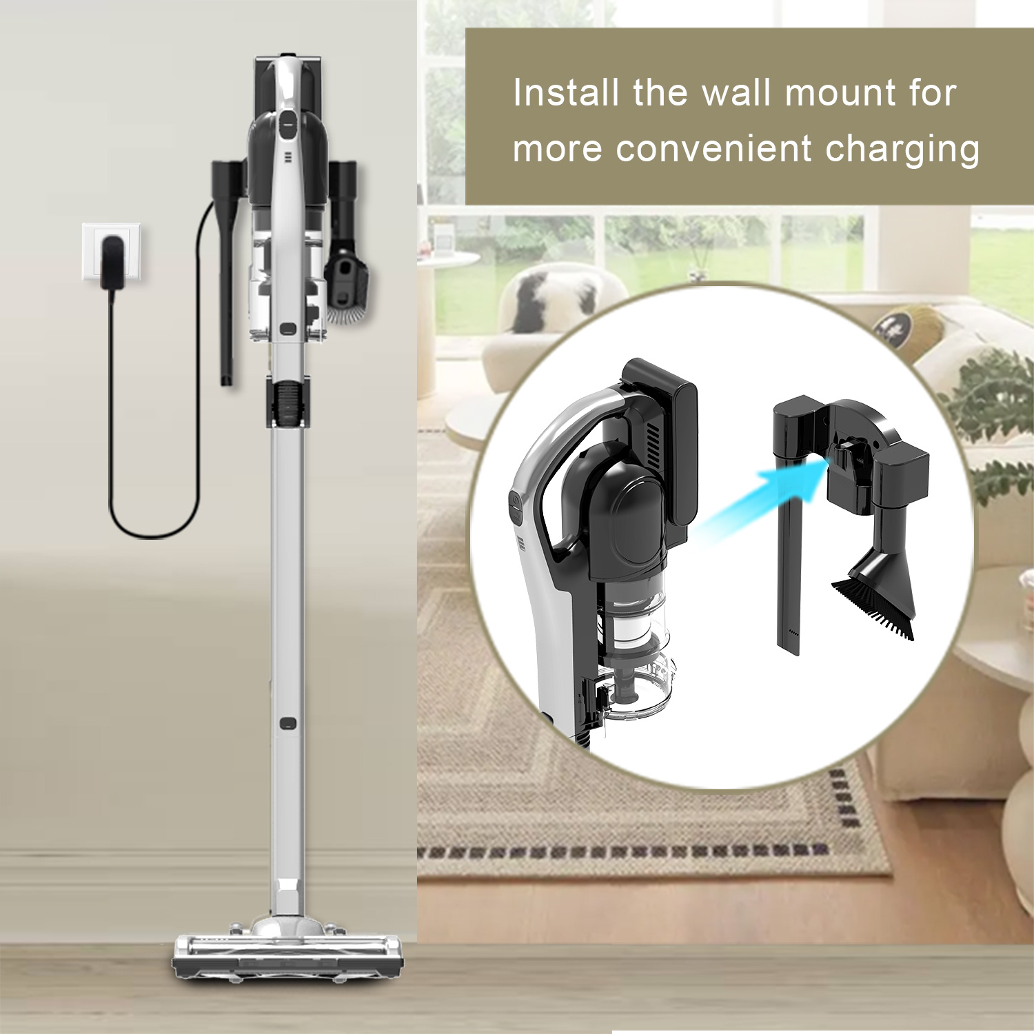 232 Super Lightweight Cordless Vacuum Cleaner with BLDC Motor