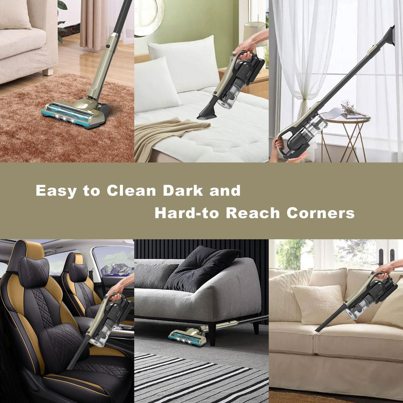 232A Super Lightweight Cordless Vacuum Cleaner with BLDC Motor and Bendable Tube