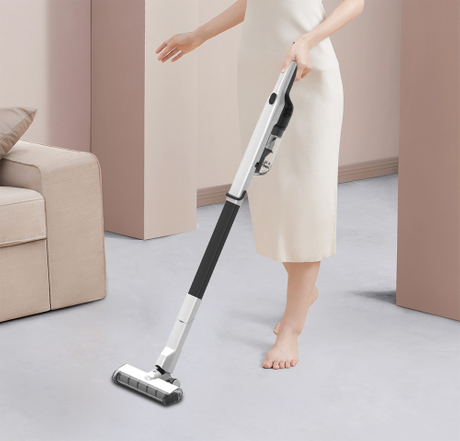 237C Cordless Handheld Vacuum Cleaner with Anti-Tangle Floor Brush Type C Charging Port