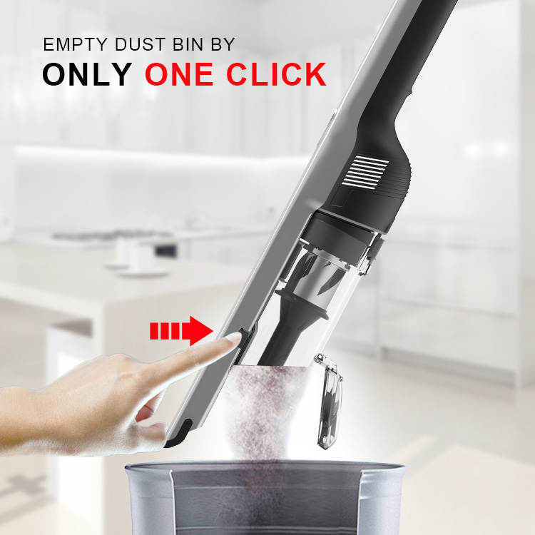 237S Cordless Handheld Vacuum Cleaner with Auto-Empty Station Anti-Tangle Floor Brush