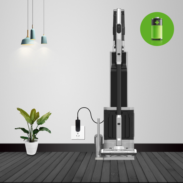 J2S Super Lightweight Cordless Vacuum Cleaner with Auto-empty Station