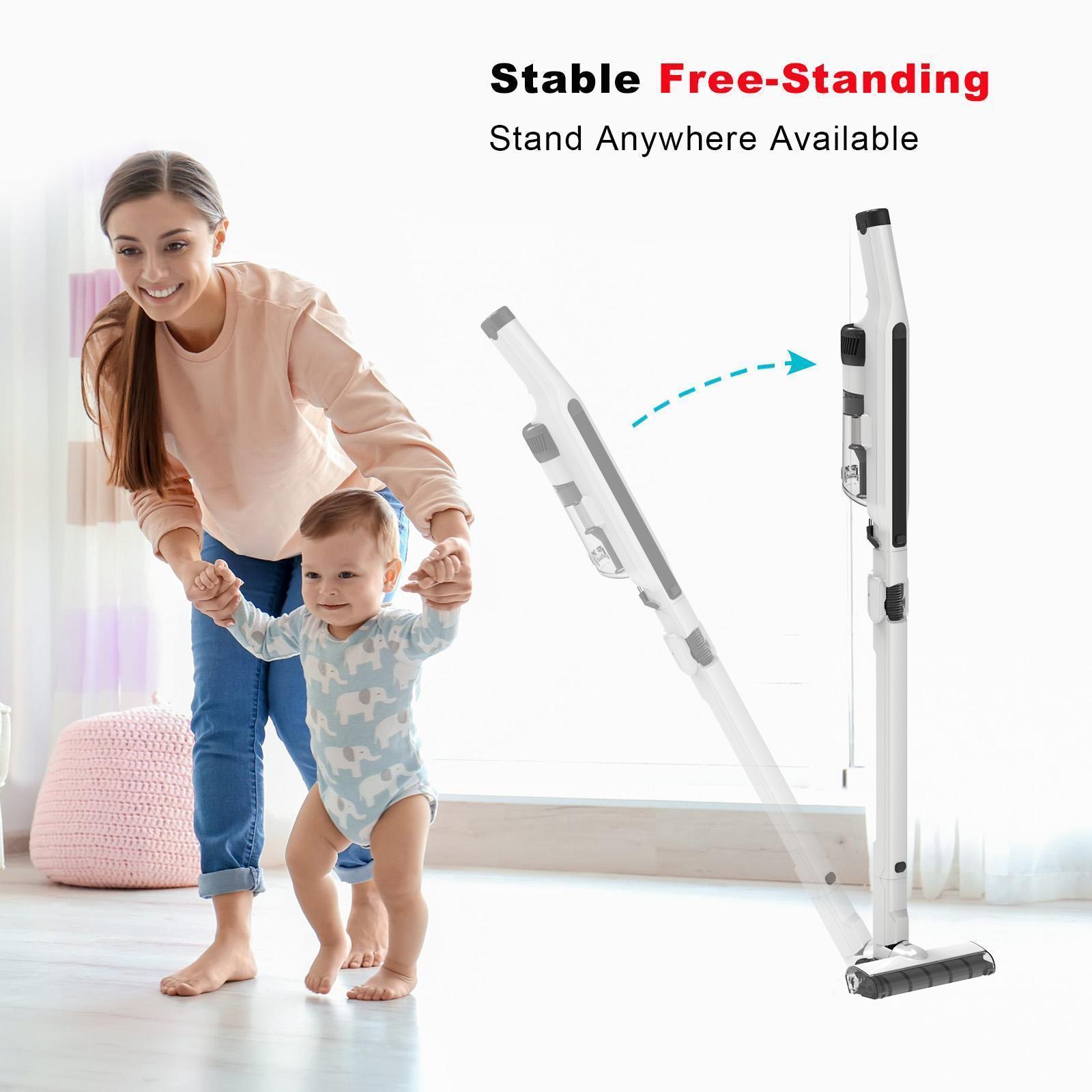 J1D Super Lightweight Cordless Vacuum Cleaner with Charging Base