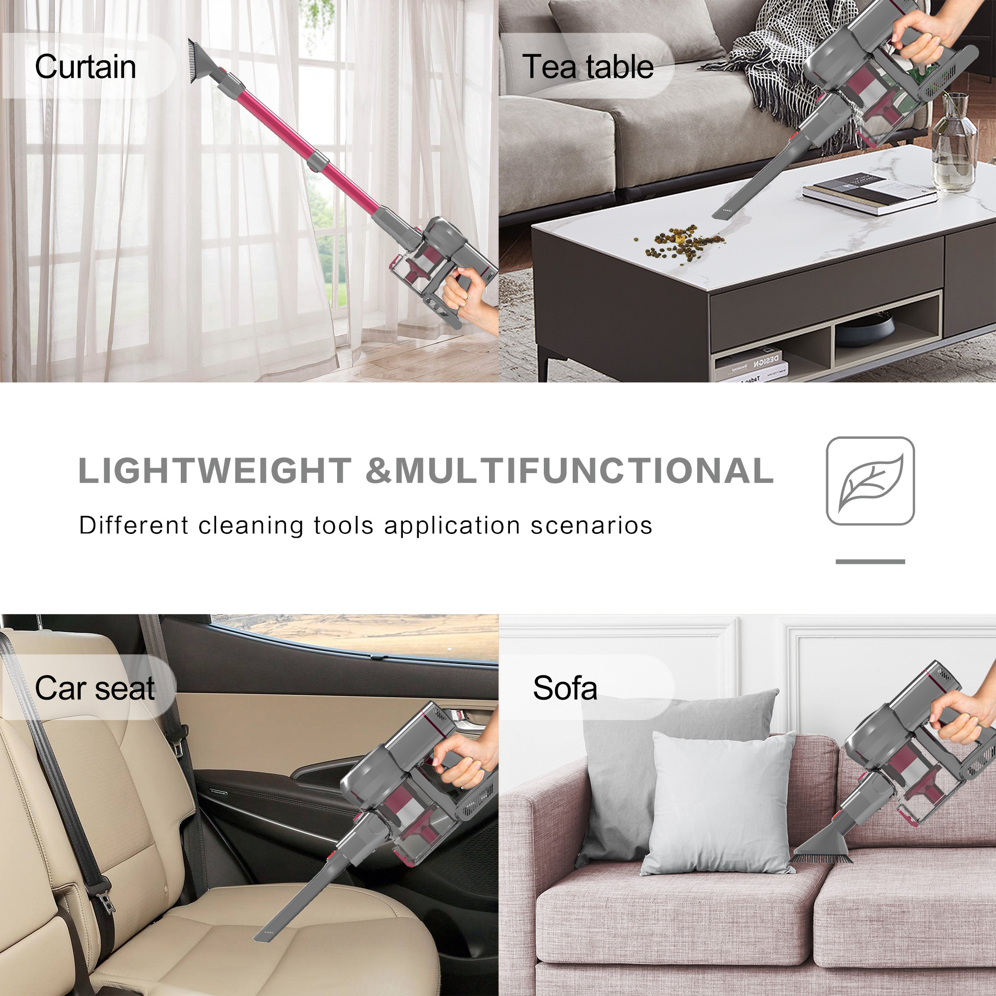 207B Cordless Stick Vacuum Cleaner ODM Stick Vacuum Cleaner Supplier