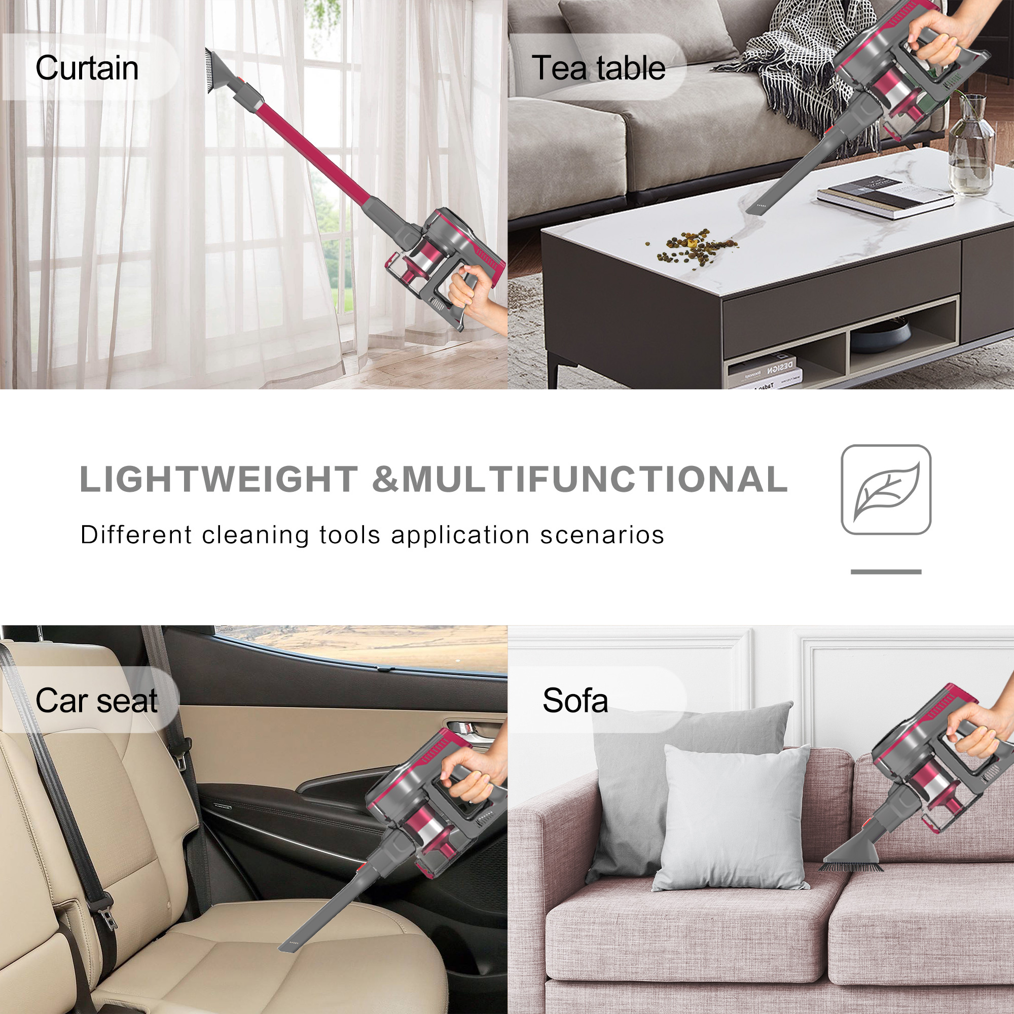 209 Cordless Stick Vacuum Cleaner ODM Stick Vacuum Cleaner Supplier