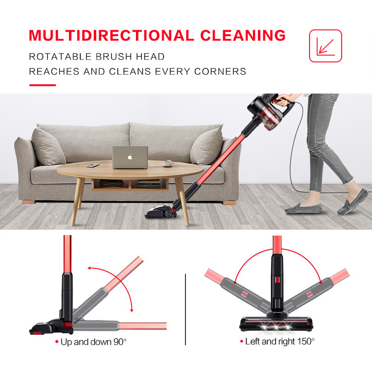 203 High-Power Cordless Stick Vacuum Cleaner (BLDC Motor)