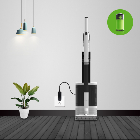 237S Cordless Handheld Vacuum Cleaner with Auto-Empty Station Anti-Tangle Floor Brush