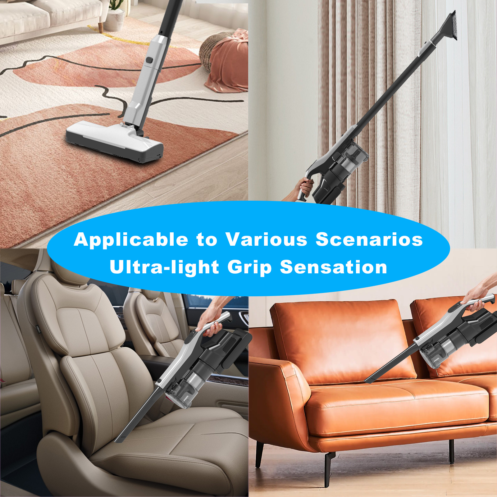 J2 Super Lightweight Cordless Vacuum Cleaner with BLDC Motor