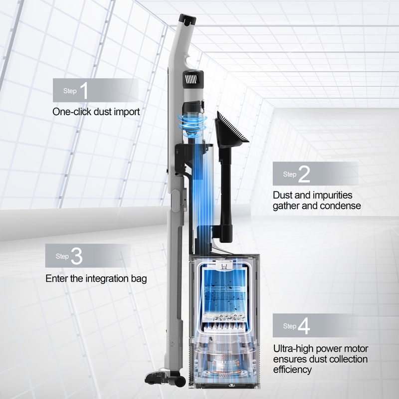 J1S Super Lightweight Auto-empty Cordless Vacuum Cleaner