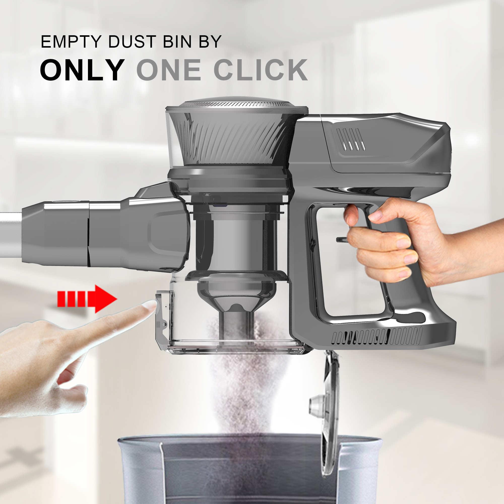 206A Cordless Stick Vacuum Cleaner ODM Stick Vacuum Cleaner Supplier