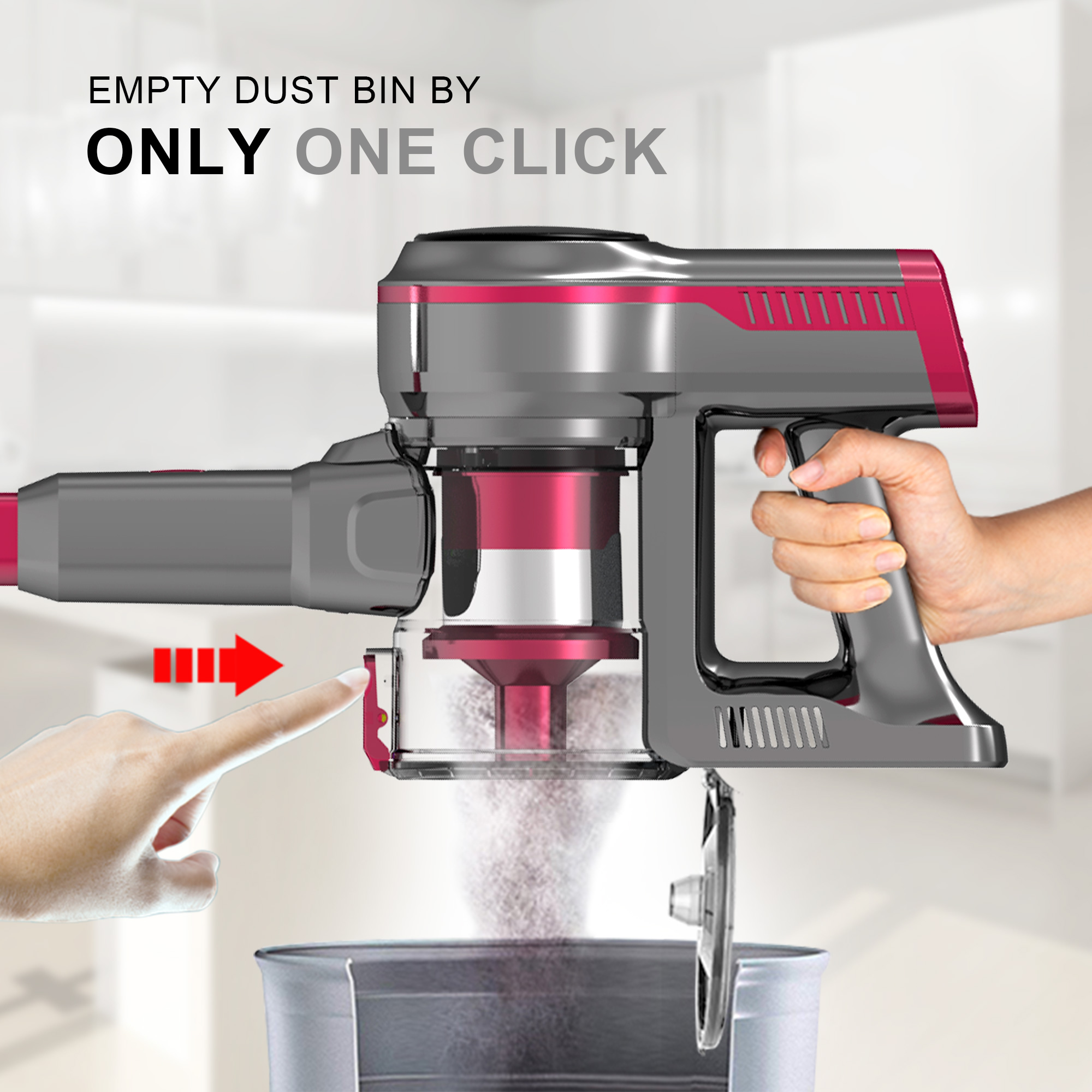 209 Cordless Stick Vacuum Cleaner ODM Stick Vacuum Cleaner Supplier