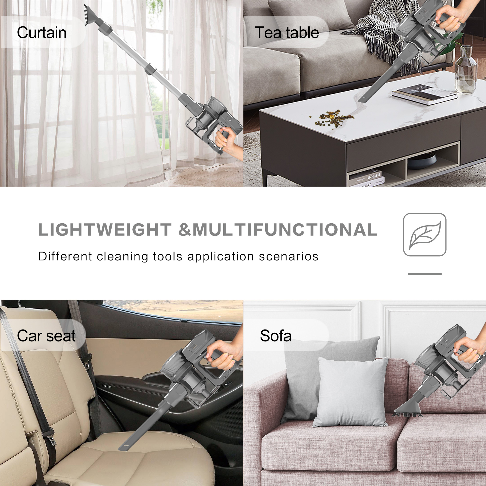 206A Cordless Stick Vacuum Cleaner ODM Stick Vacuum Cleaner Supplier